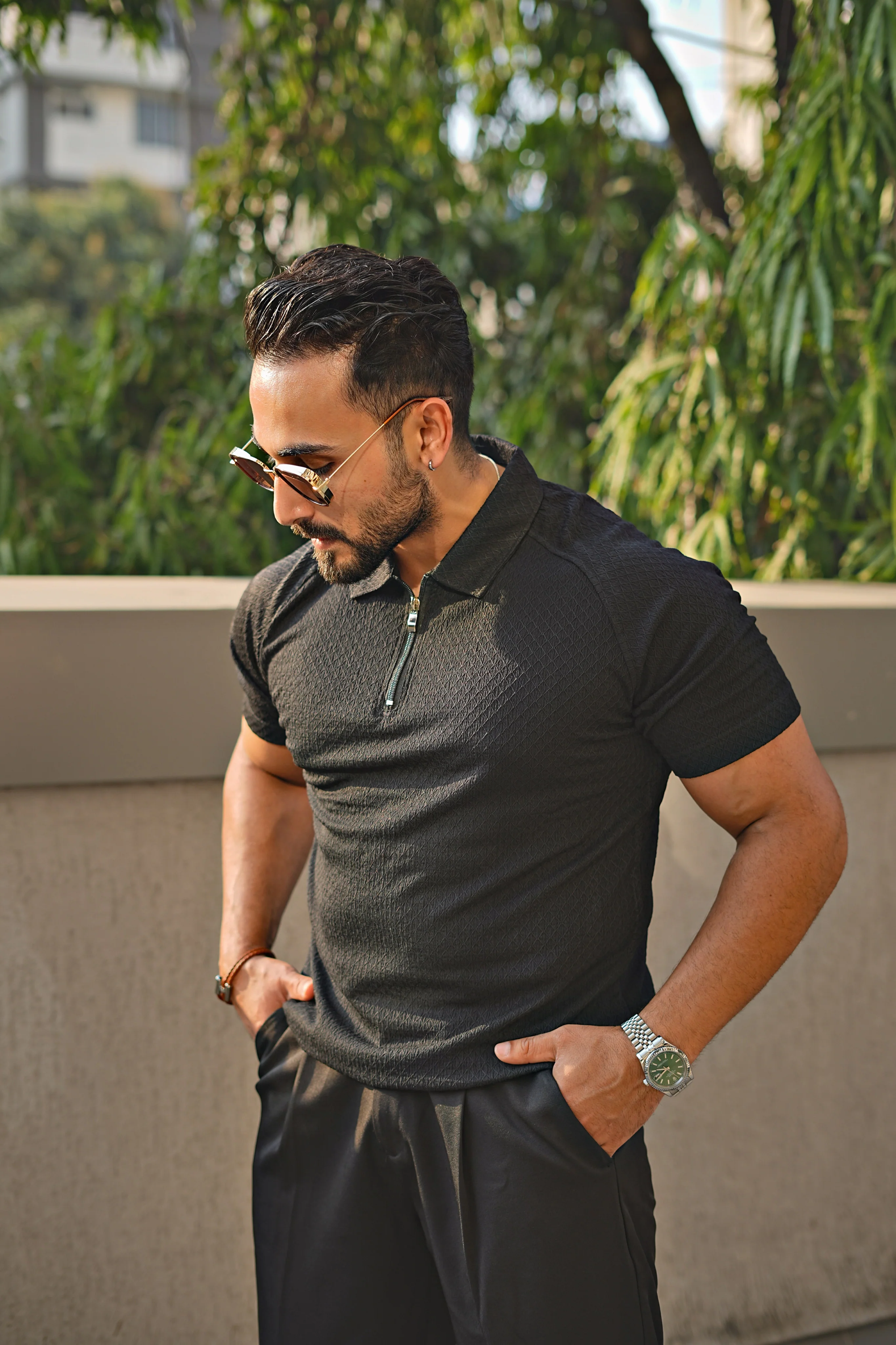 ENHANCE AESTHETIC ZIPPER POLO - Image 6