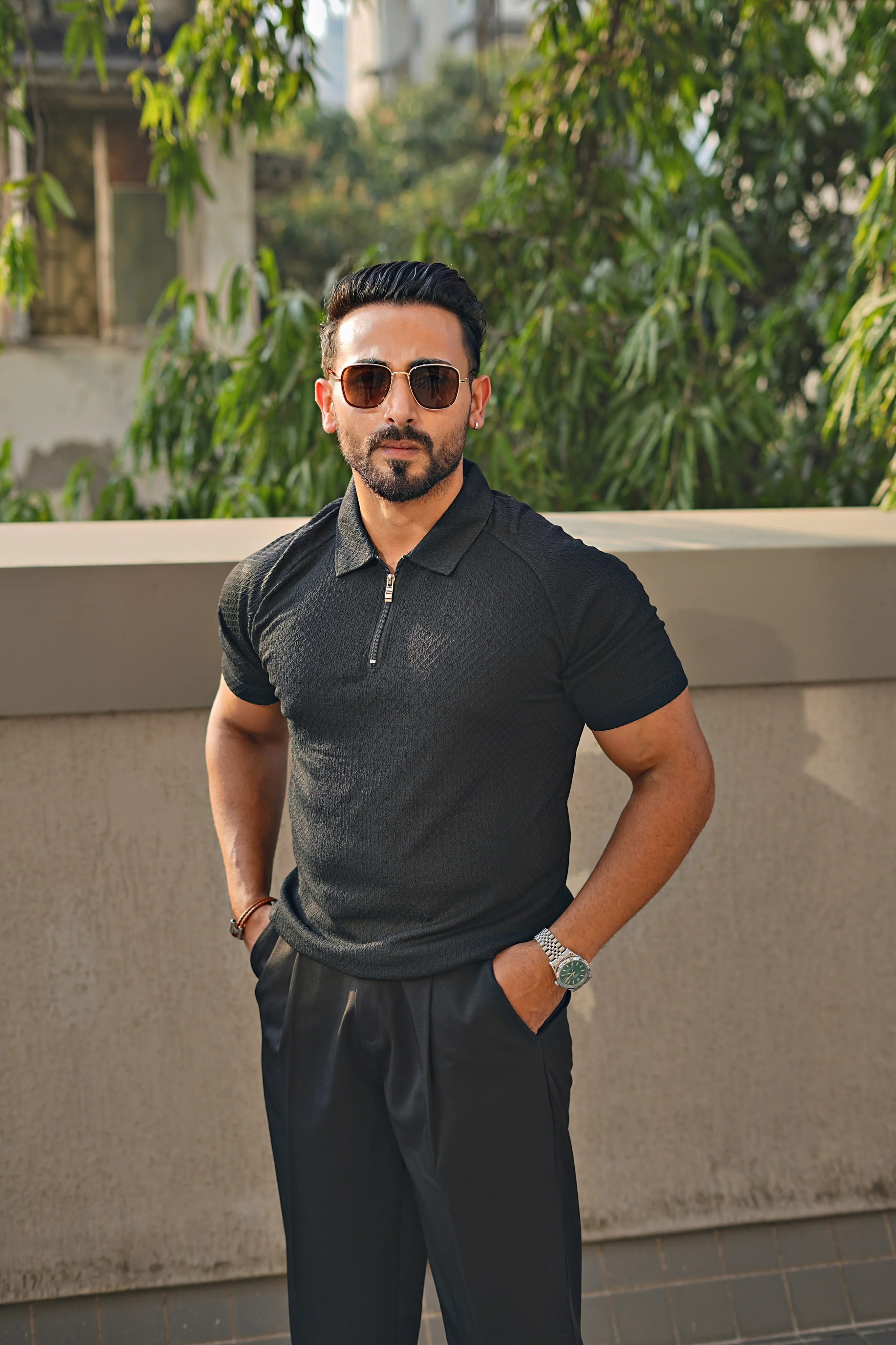 ENHANCE AESTHETIC ZIPPER POLO - Image 7