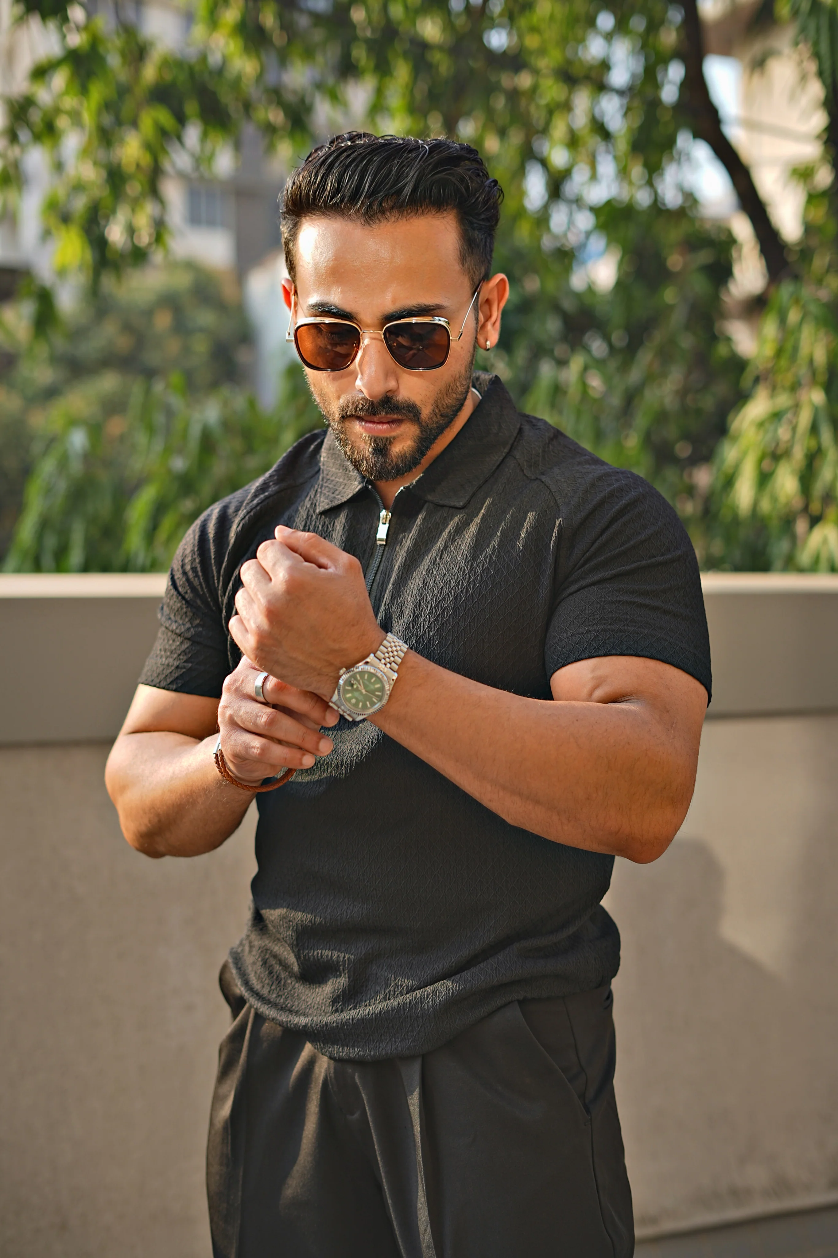 ENHANCE AESTHETIC ZIPPER POLO - Image 8
