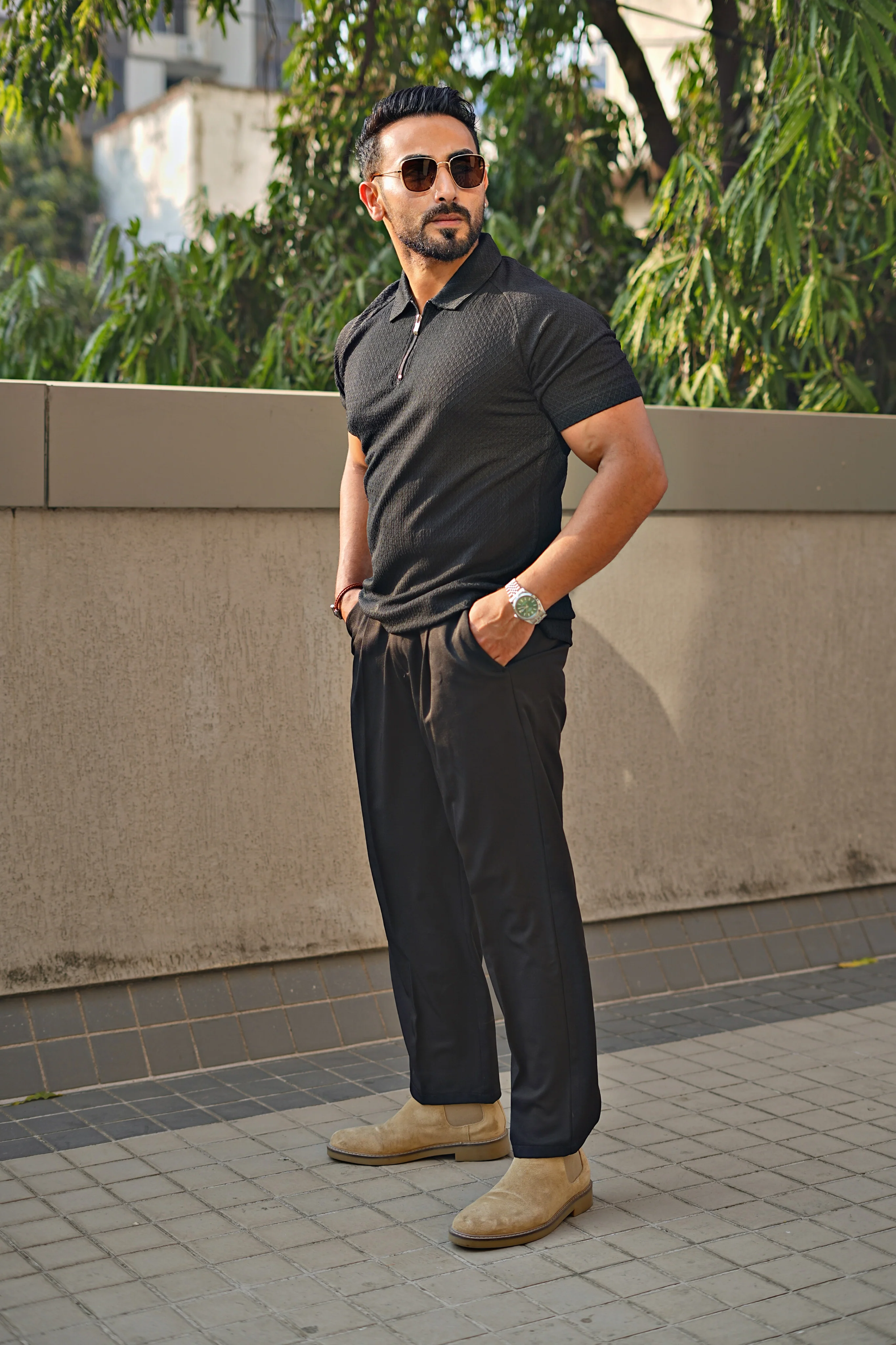 ENHANCE AESTHETIC ZIPPER POLO - Image 9
