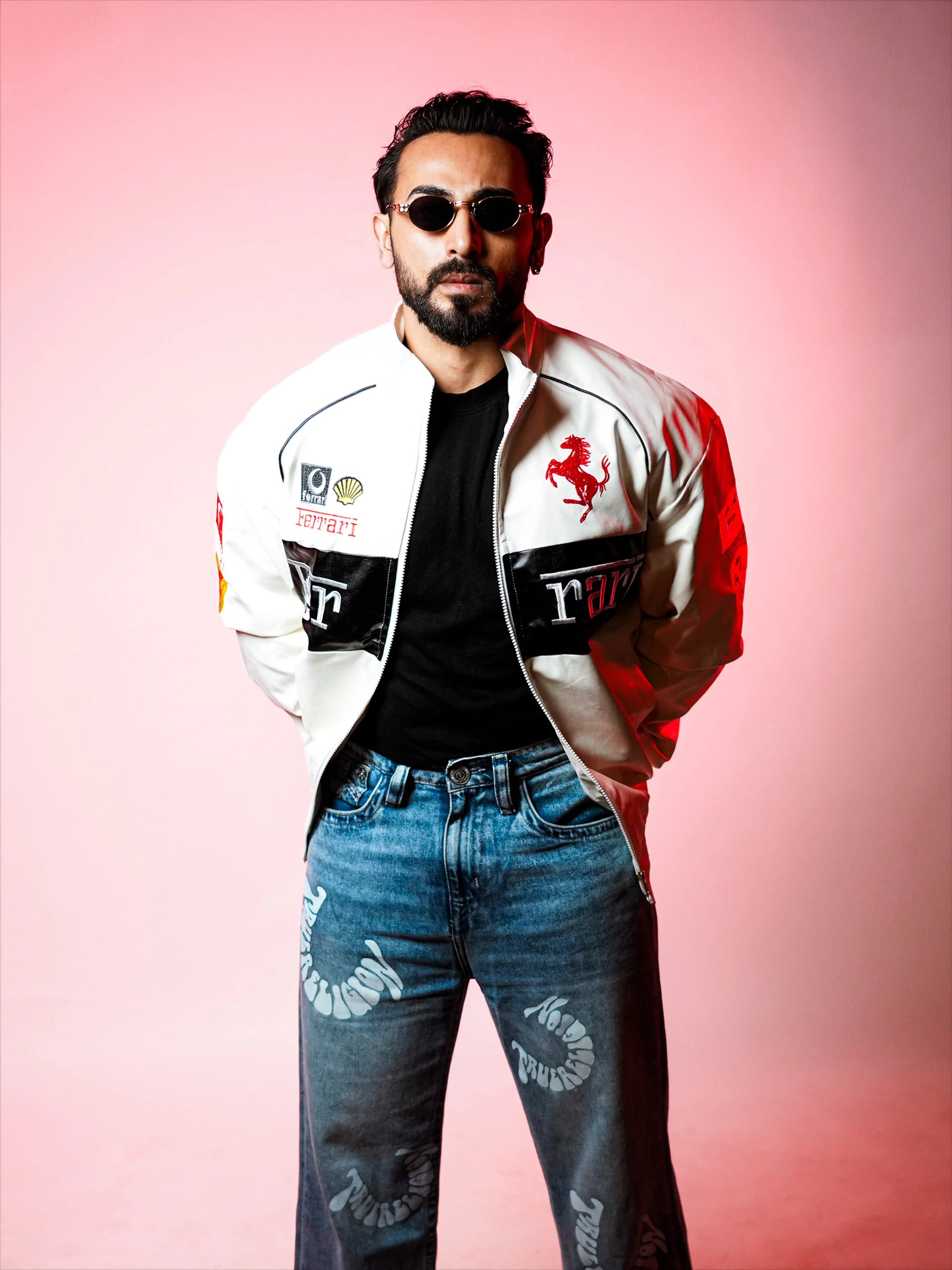 FRA715 EMBROIDERED LEATHER JACKET - Image 11