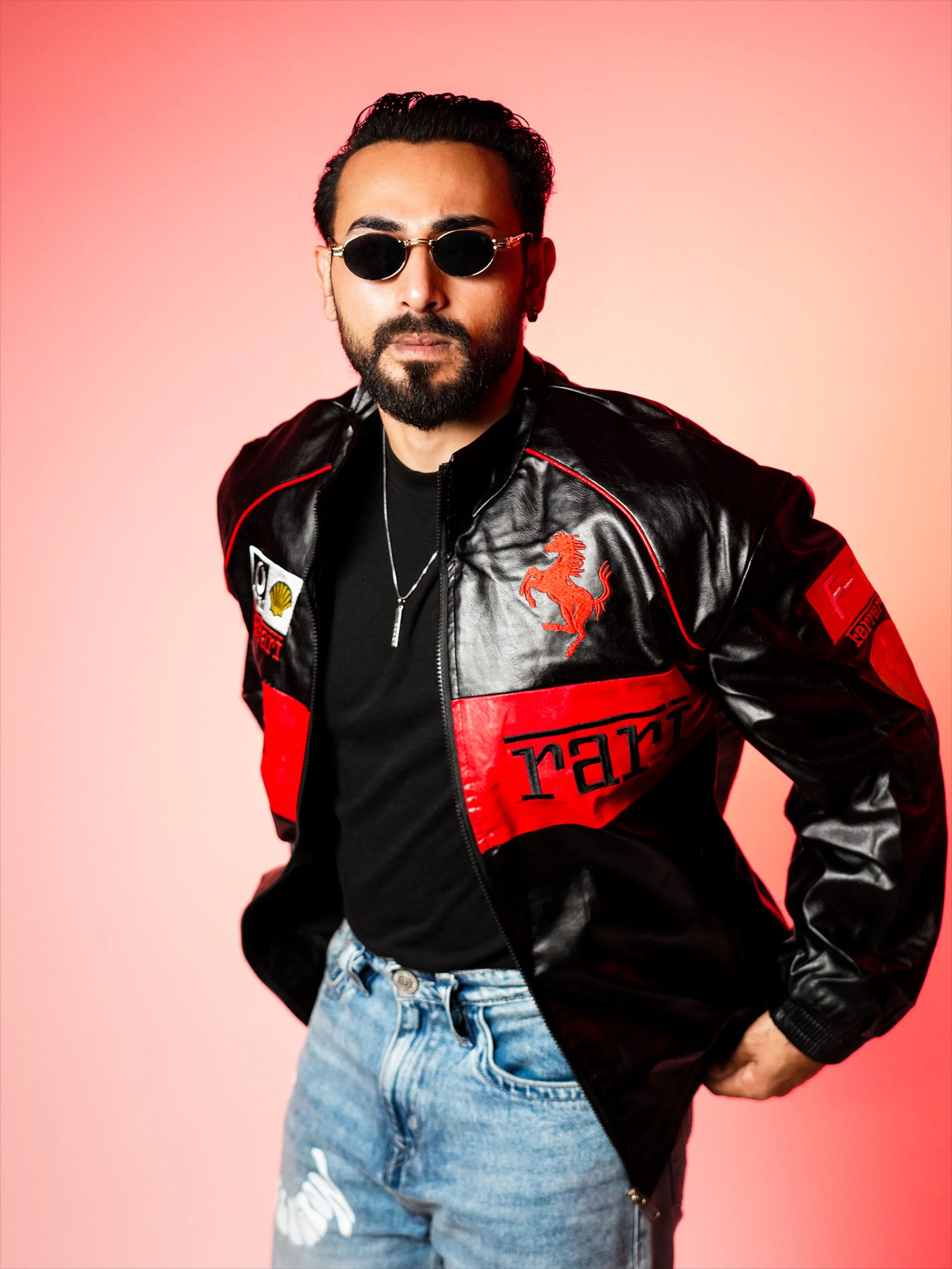 FRA715 EMBROIDERED LEATHER JACKET - Image 12