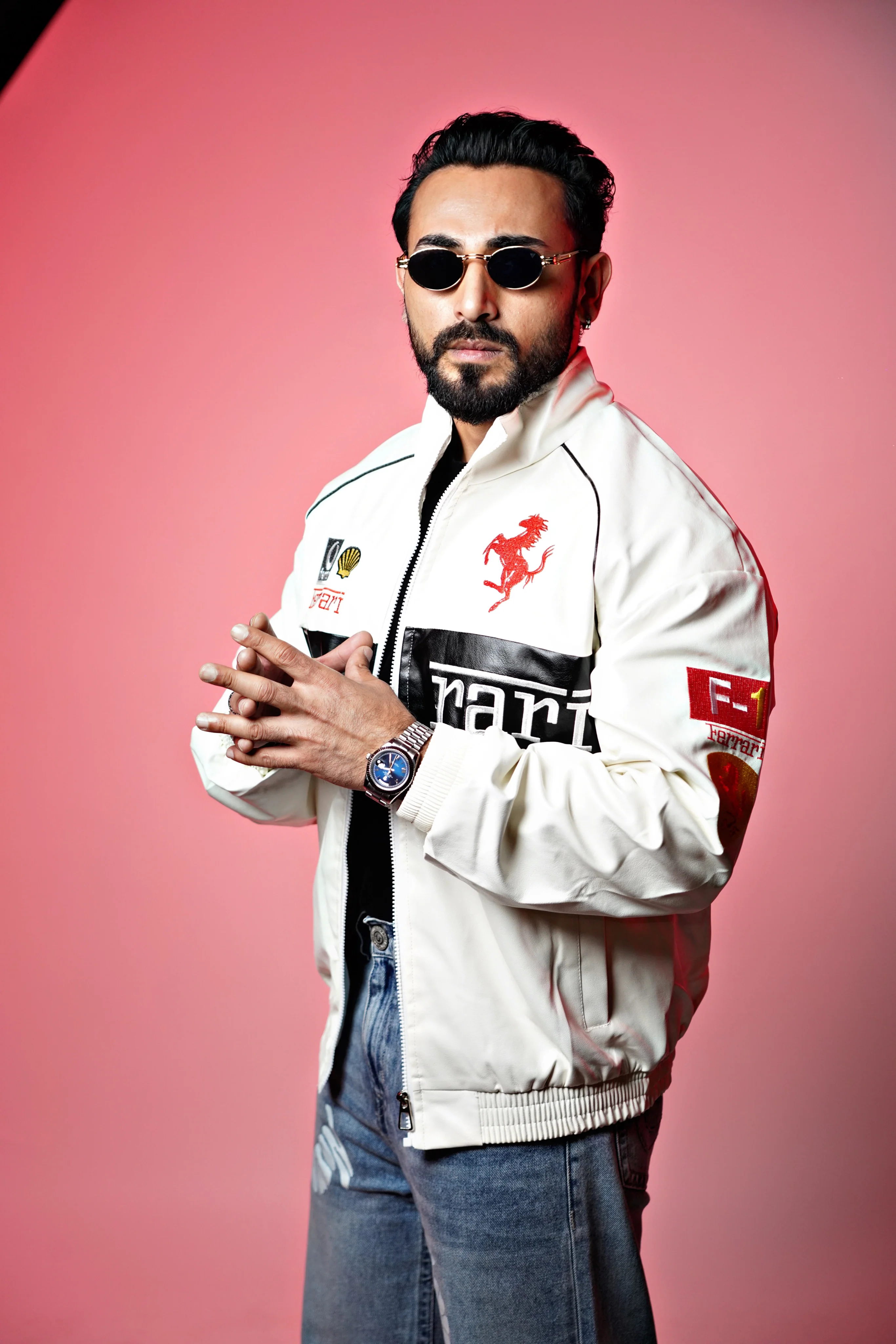 FRA715 EMBROIDERED LEATHER JACKET - Image 17
