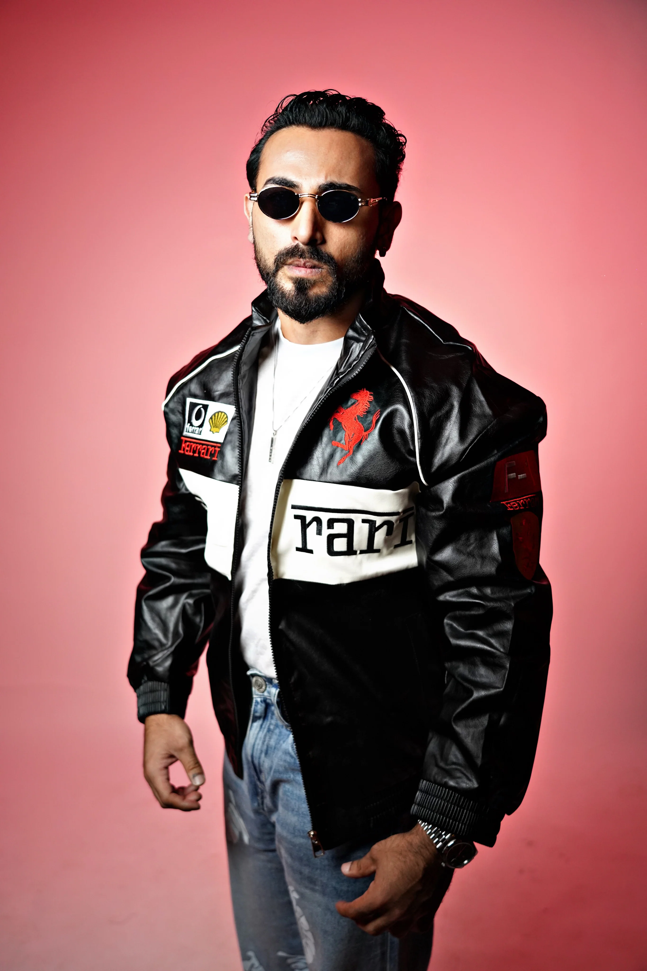 FRA715 EMBROIDERED LEATHER JACKET - Image 18