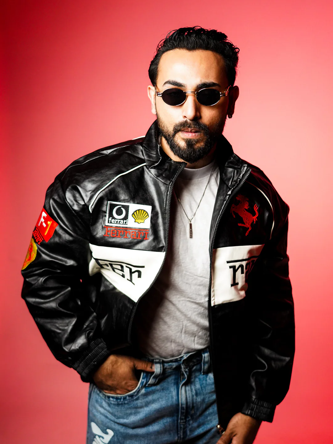 FRA715 EMBROIDERED LEATHER JACKET - Image 22