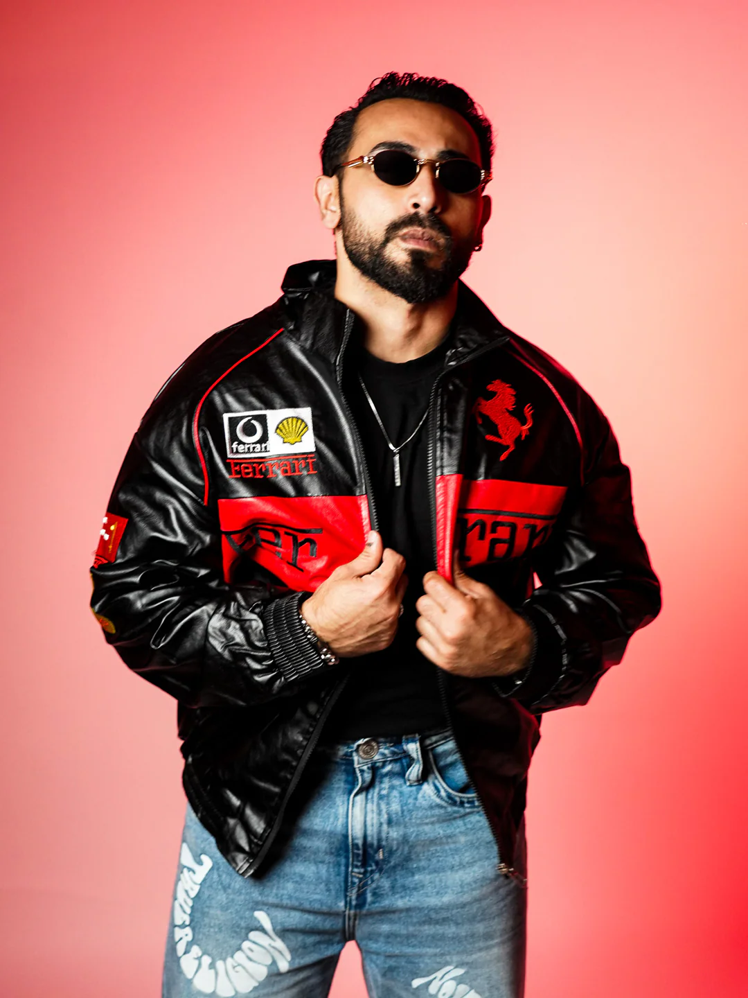 FRA715 EMBROIDERED LEATHER JACKET - Image 24