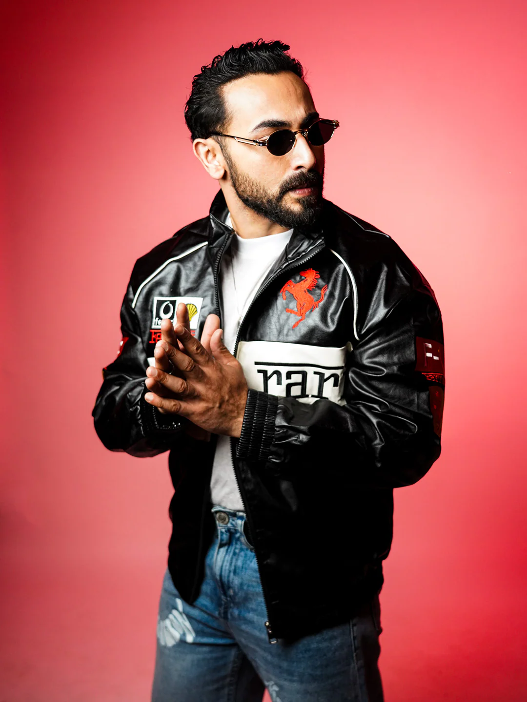 FRA715 EMBROIDERED LEATHER JACKET - Image 25