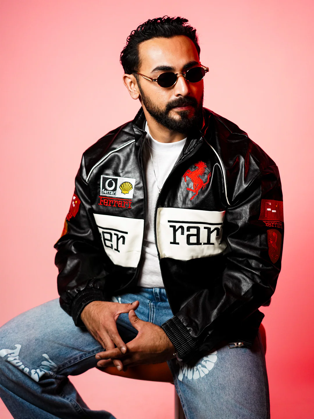 FRA715 EMBROIDERED LEATHER JACKET - Image 29