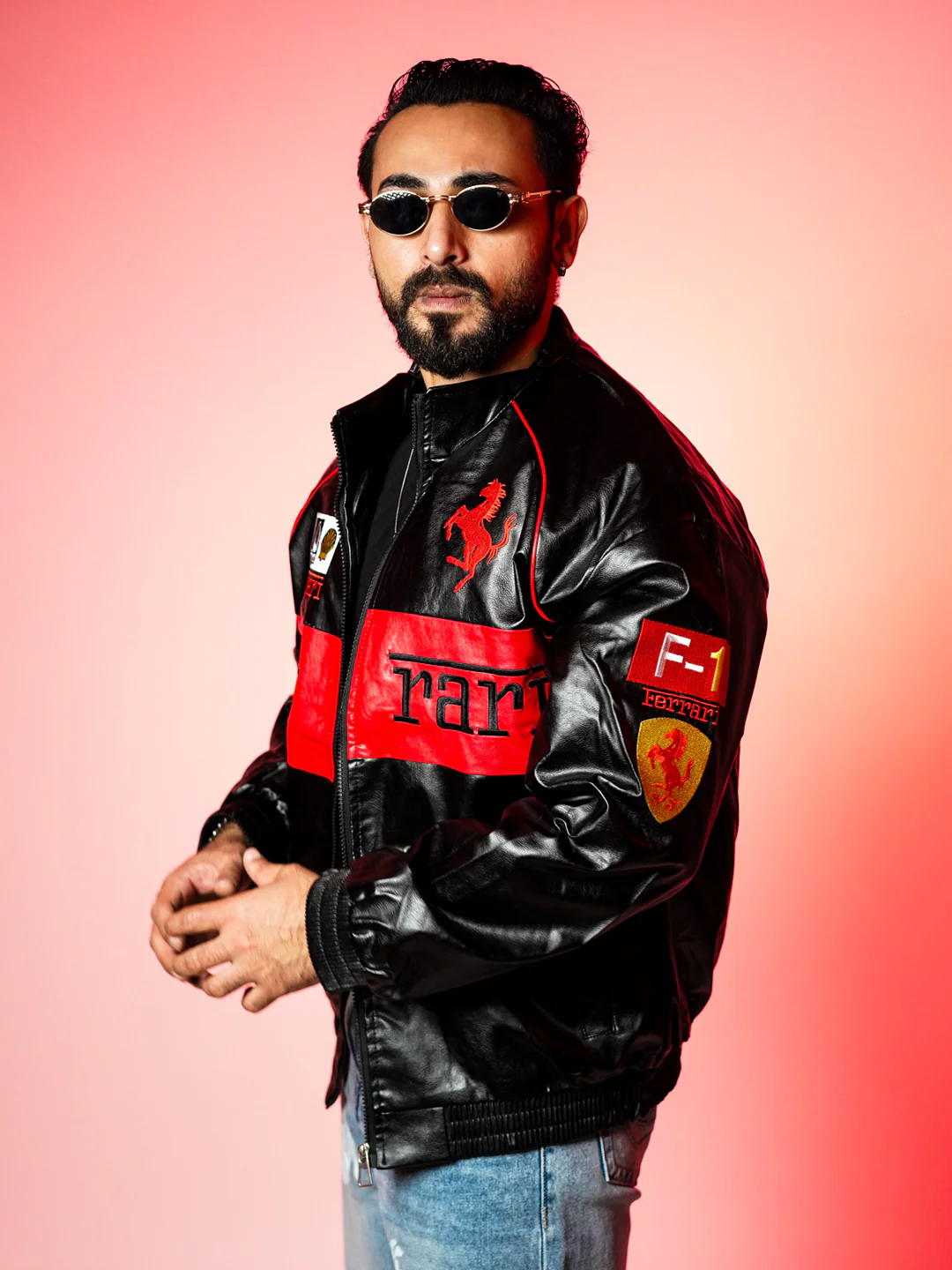 FRA715 EMBROIDERED LEATHER JACKET - Image 33