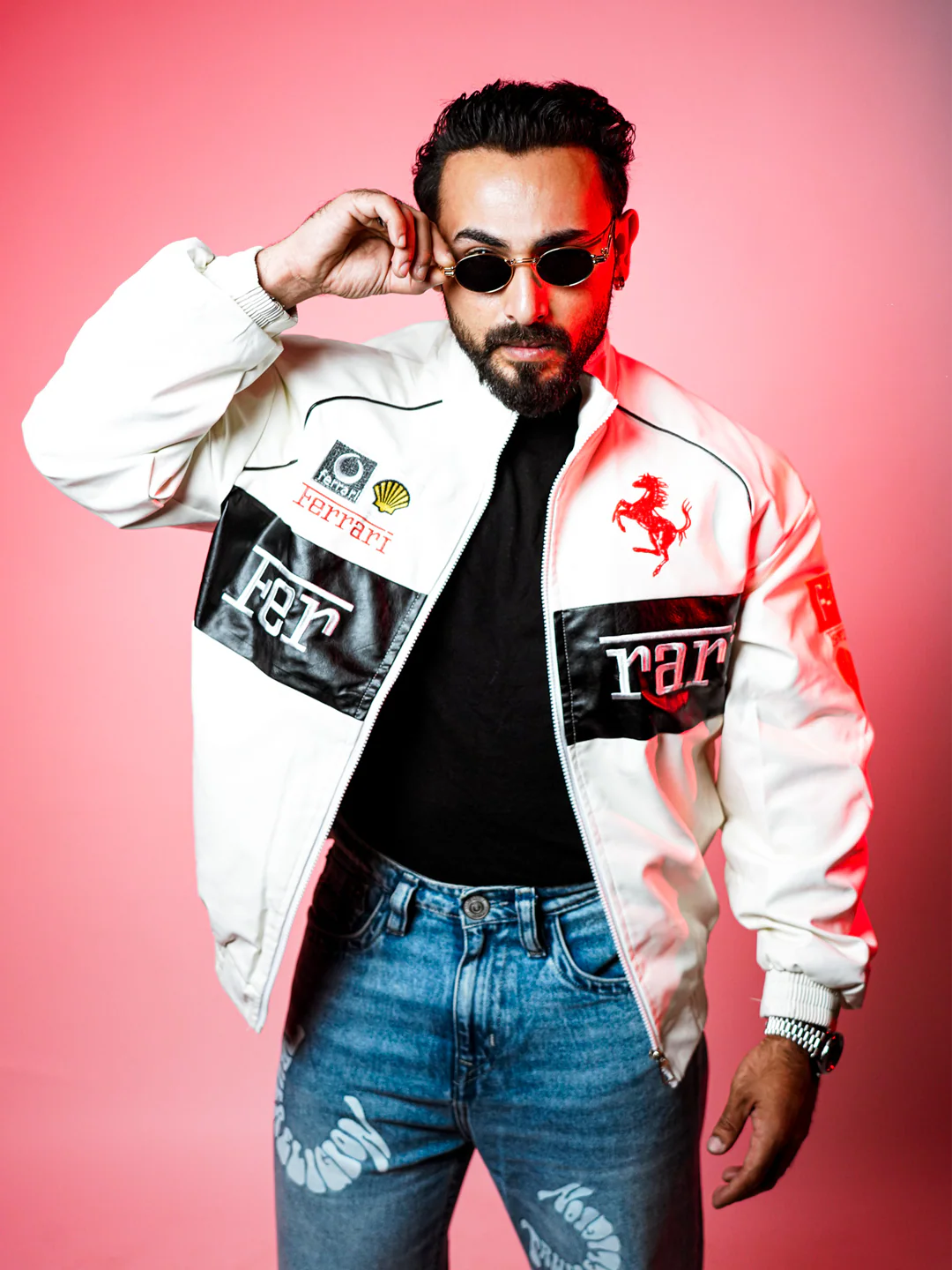 FRA715 EMBROIDERED LEATHER JACKET - Image 34
