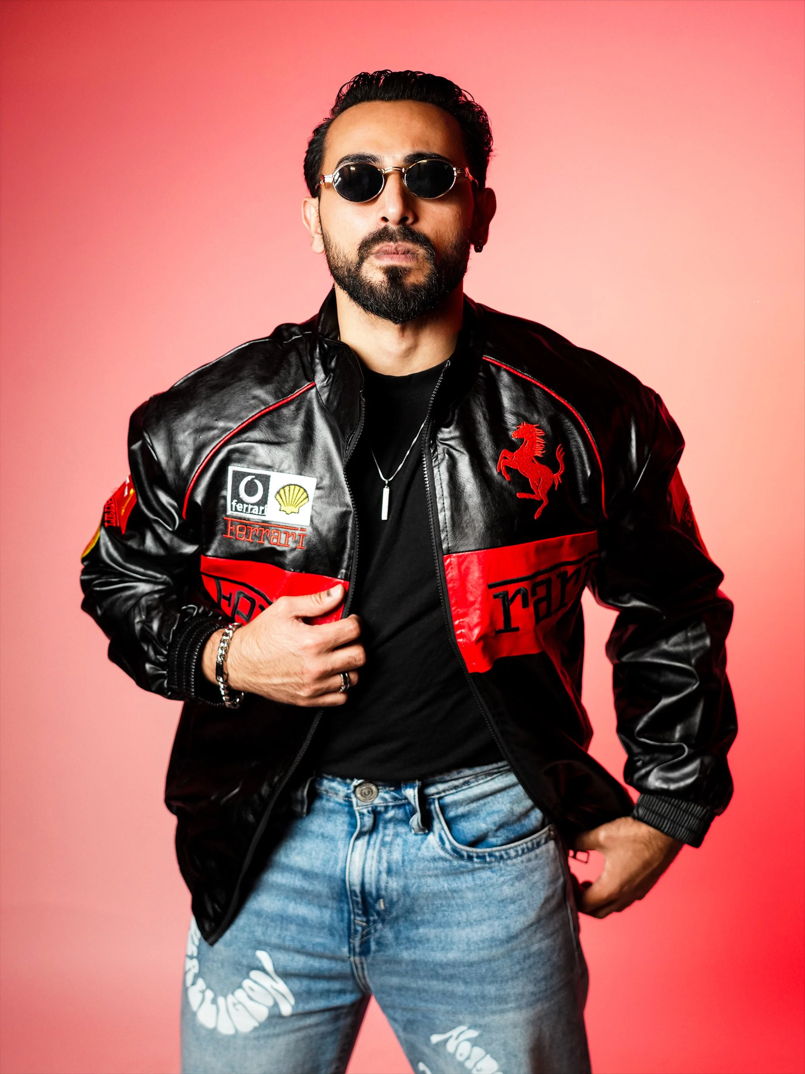 FRA715 EMBROIDERED LEATHER JACKET - Image 37