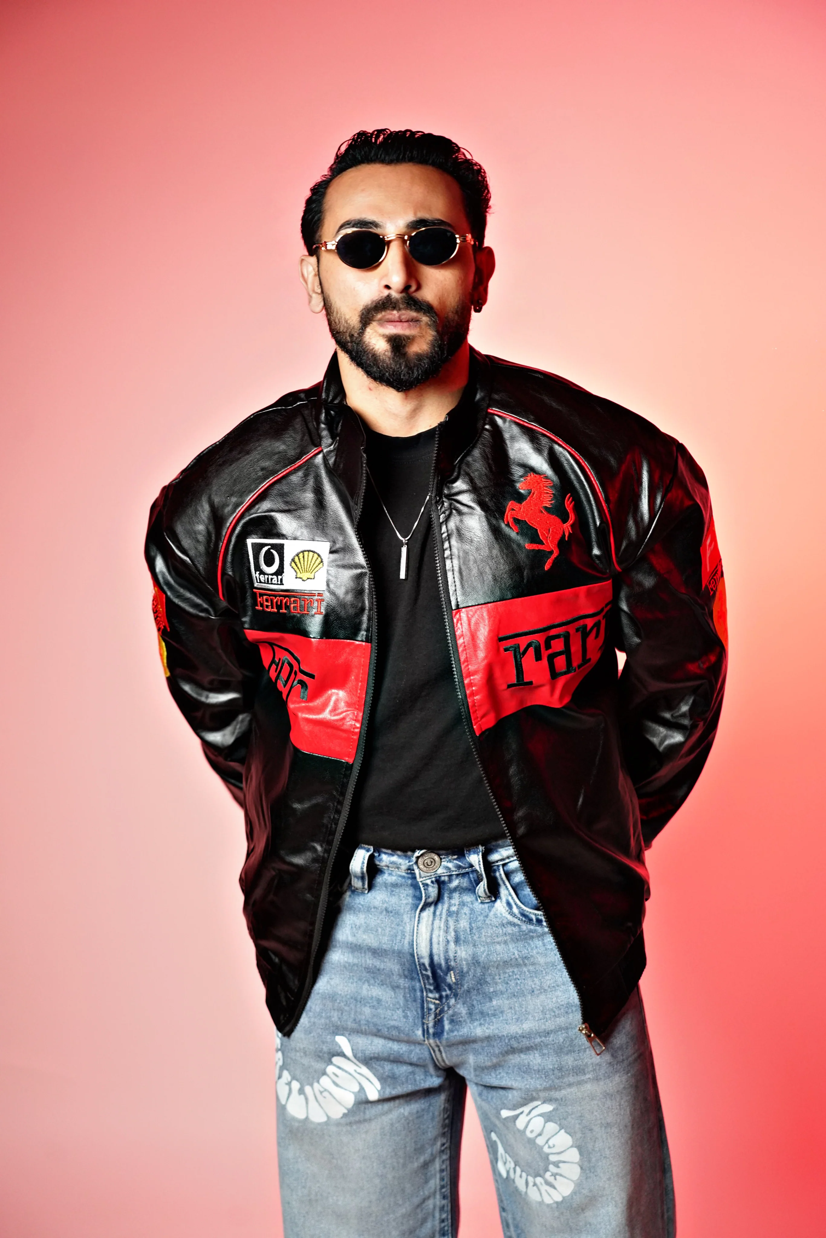 FRA715 EMBROIDERED LEATHER JACKET - Image 40