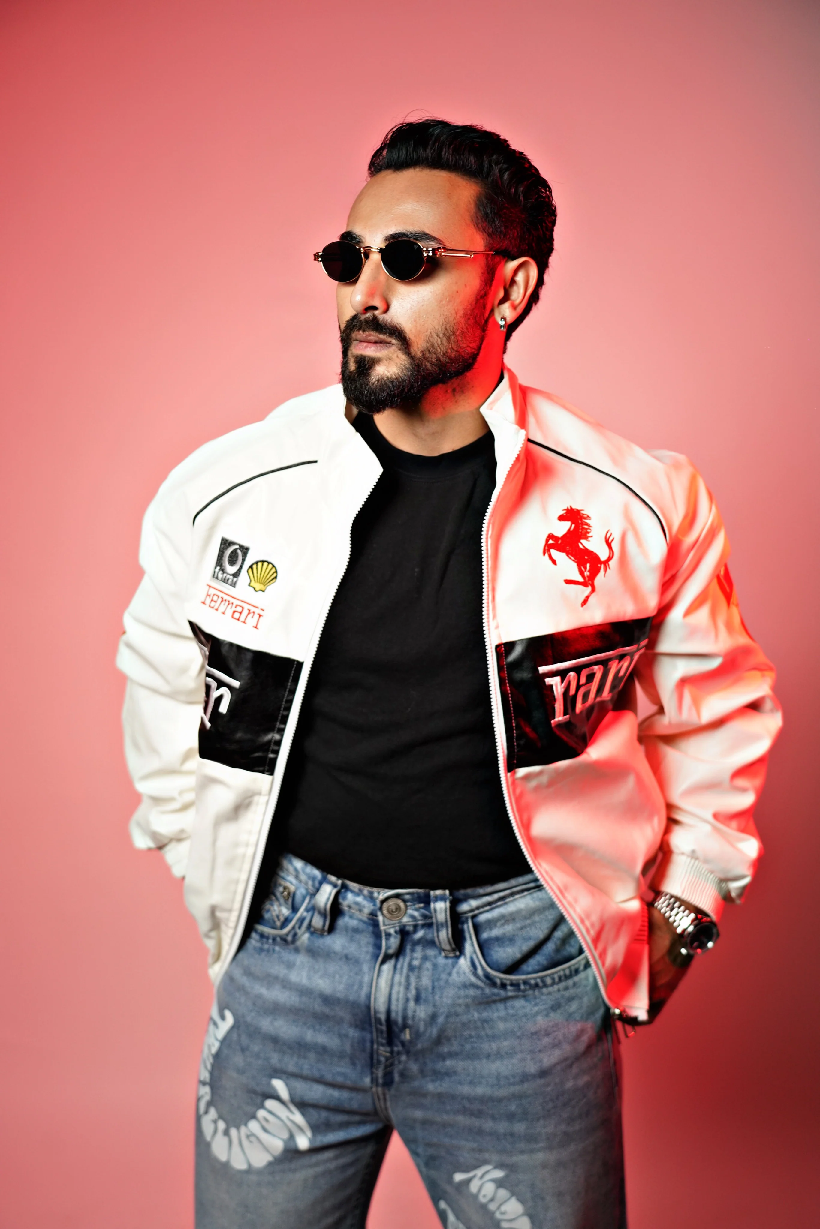FRA715 EMBROIDERED LEATHER JACKET - Image 9
