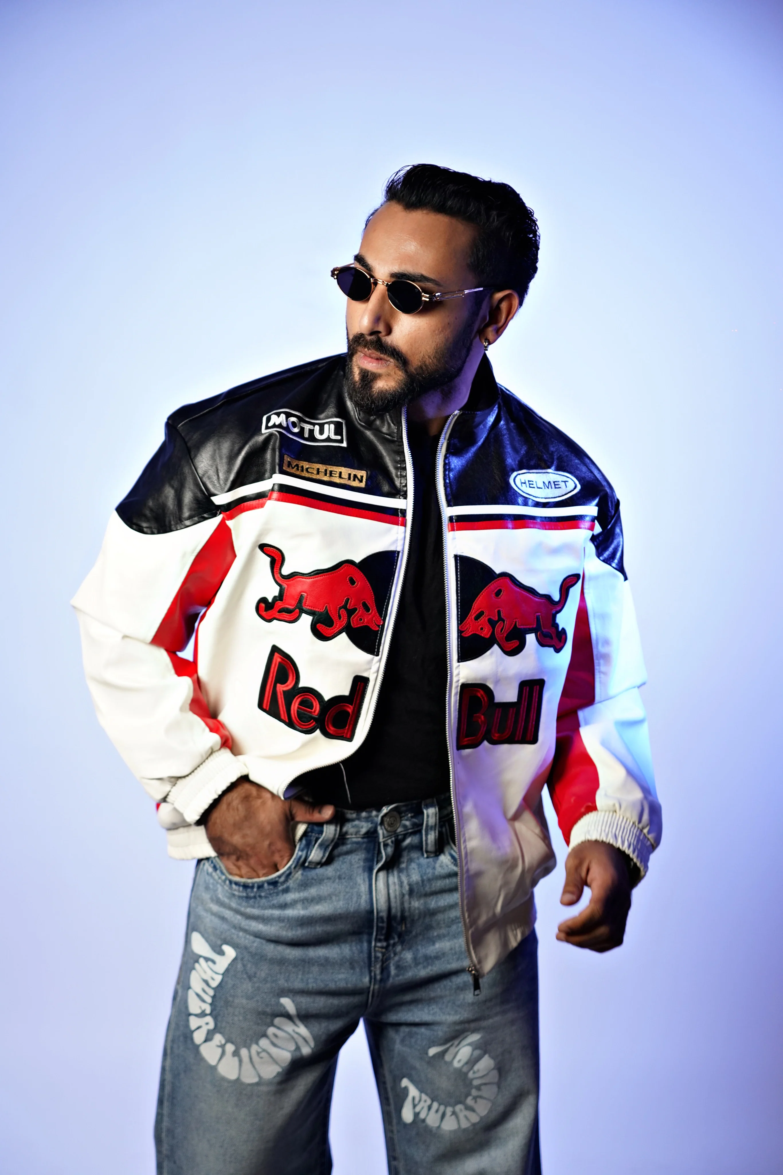 INFINITY RB619 LEATHER JACKET - Image 3