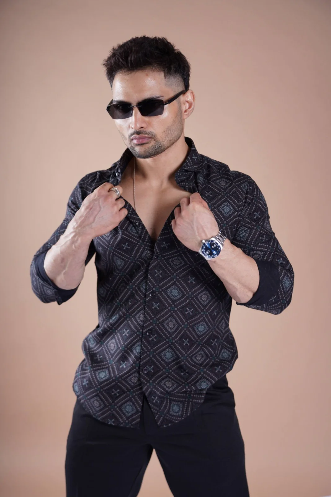 MOROCCAN LUXE PRINTED SHIRT - Image 5