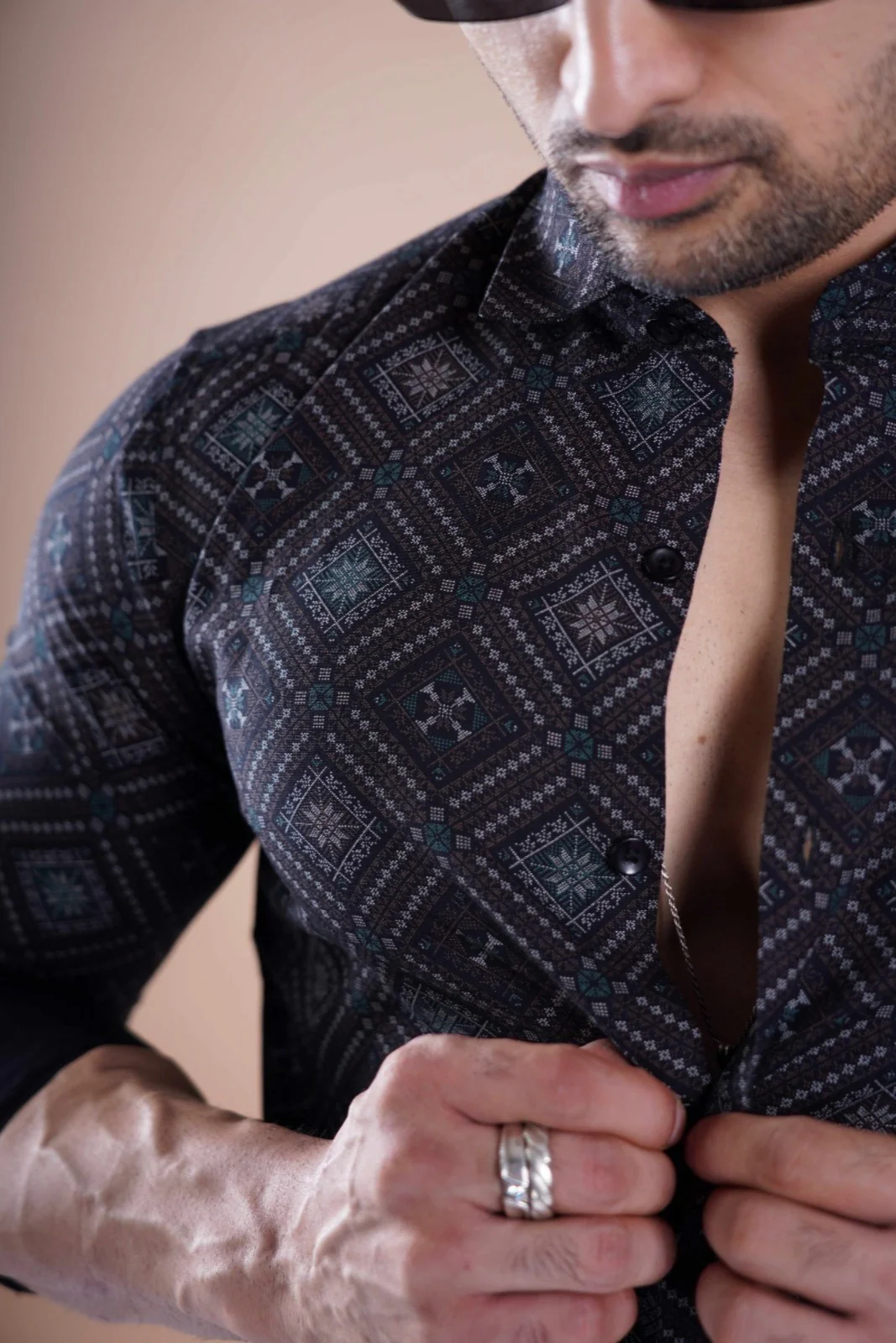 MOROCCAN LUXE PRINTED SHIRT - Image 6