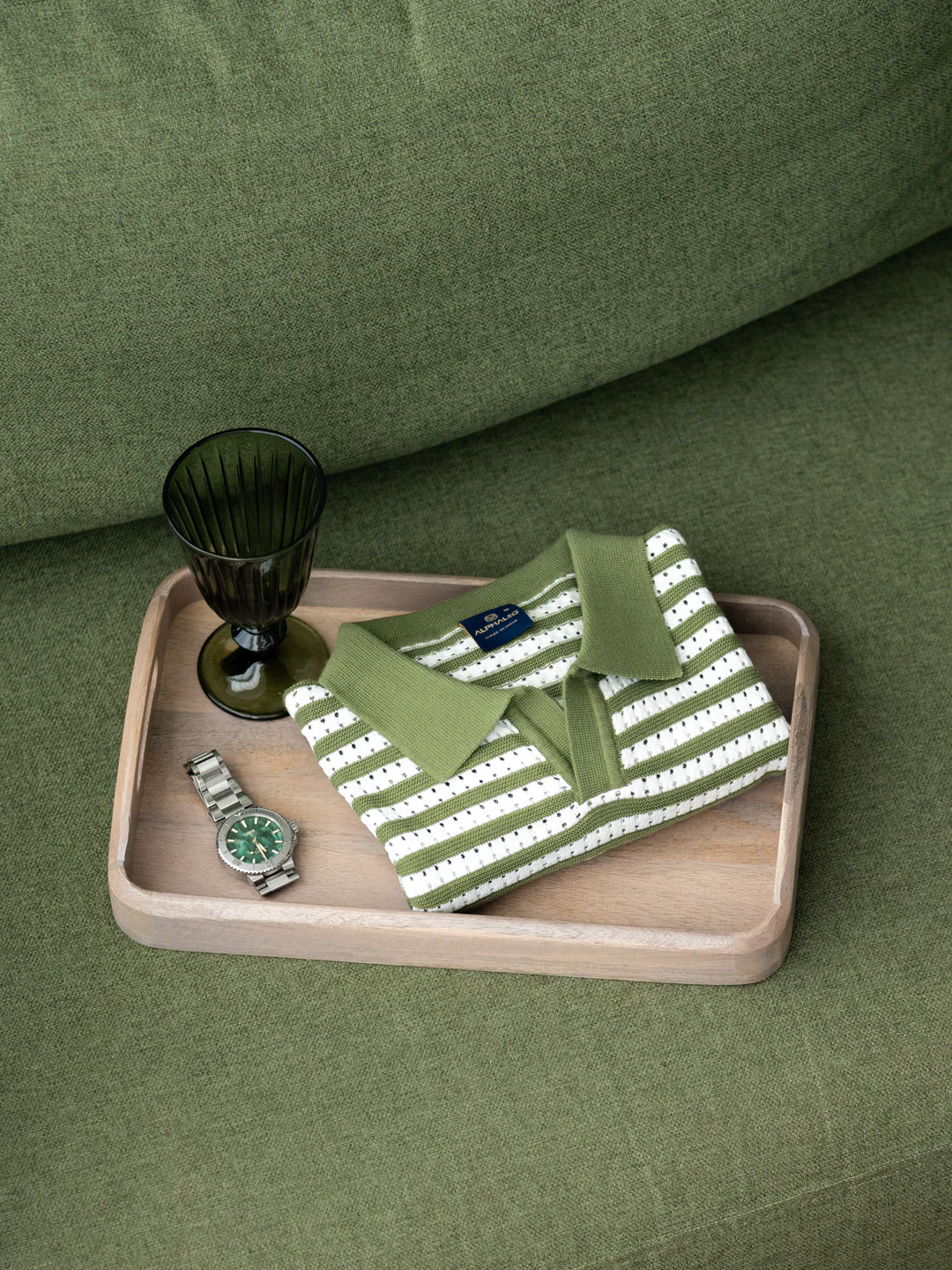 MADRID STRIPED POLO T-SHIRT - Image 2