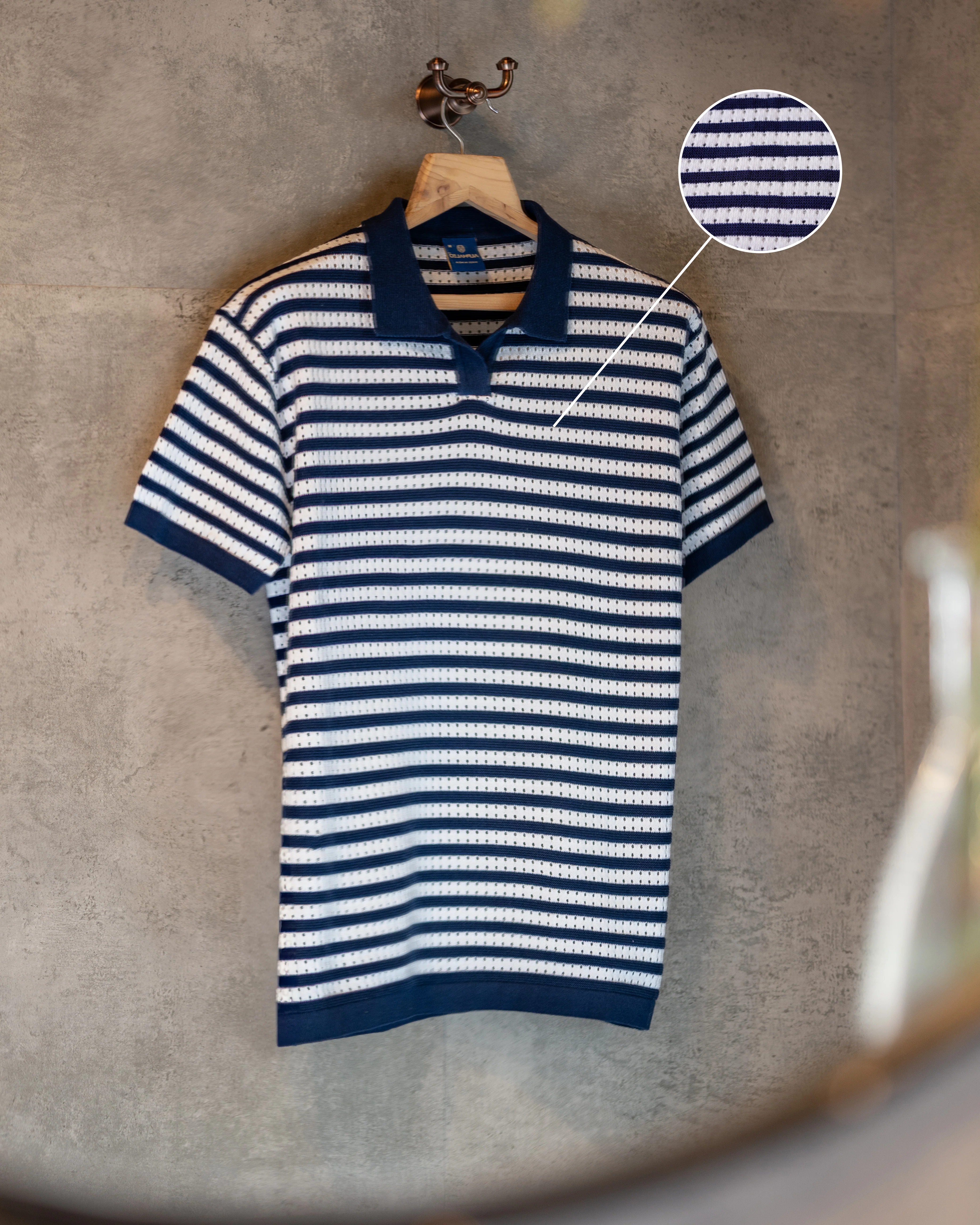 MADRID STRIPED POLO T-SHIRT - Image 3