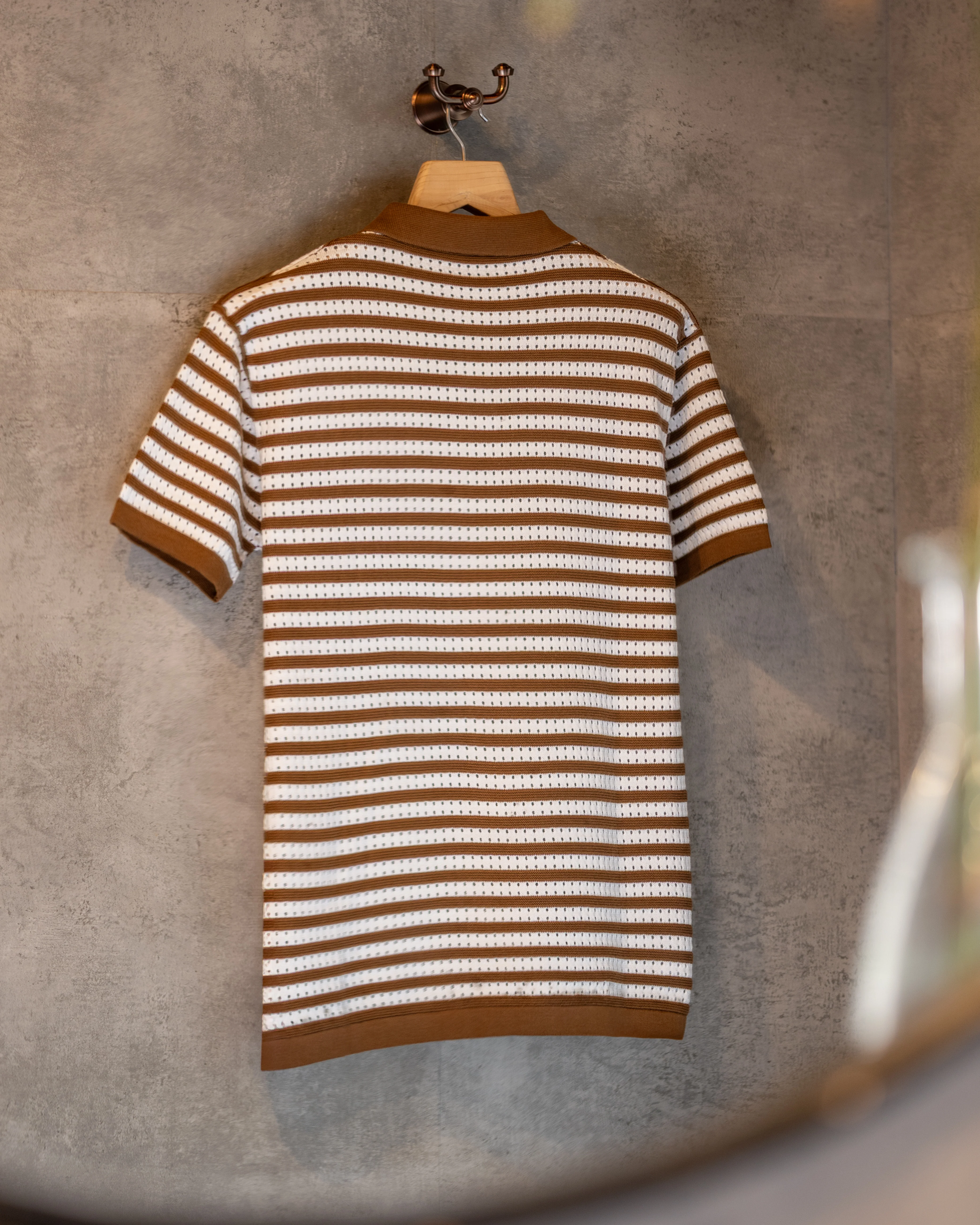 MADRID STRIPED POLO T-SHIRT - Image 9