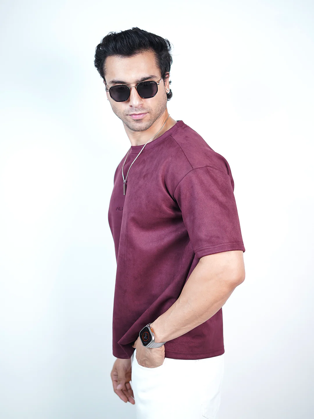 SUEDE EMBROIDERED OVERSIZED TSHIRT - Image 35