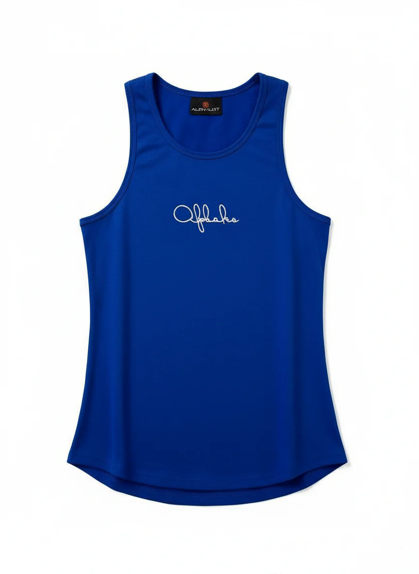 THE GLADIATOR 2.0 RIBBED VEST 2PC PACK Royal Blue/Melange grey - Image 3