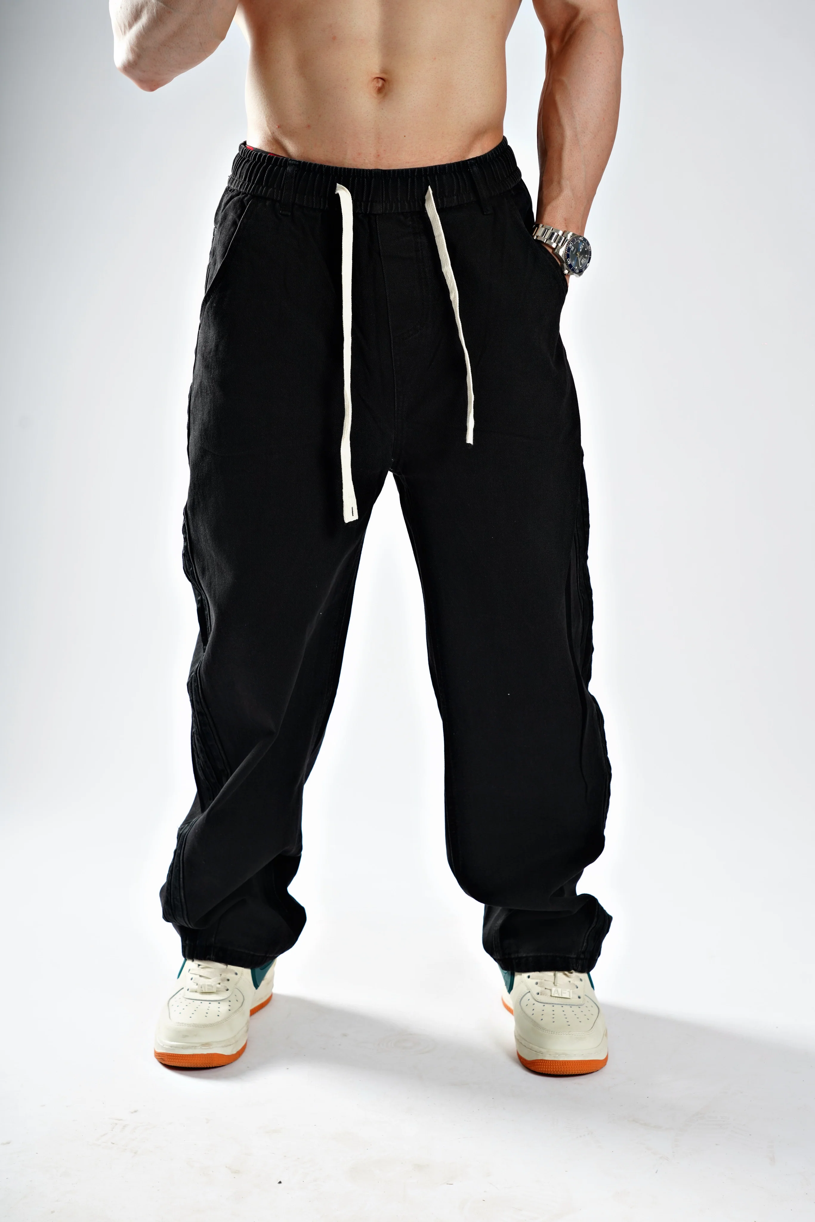 Tri Alpha™ Baggy Fit Denim Joggers - Image 10