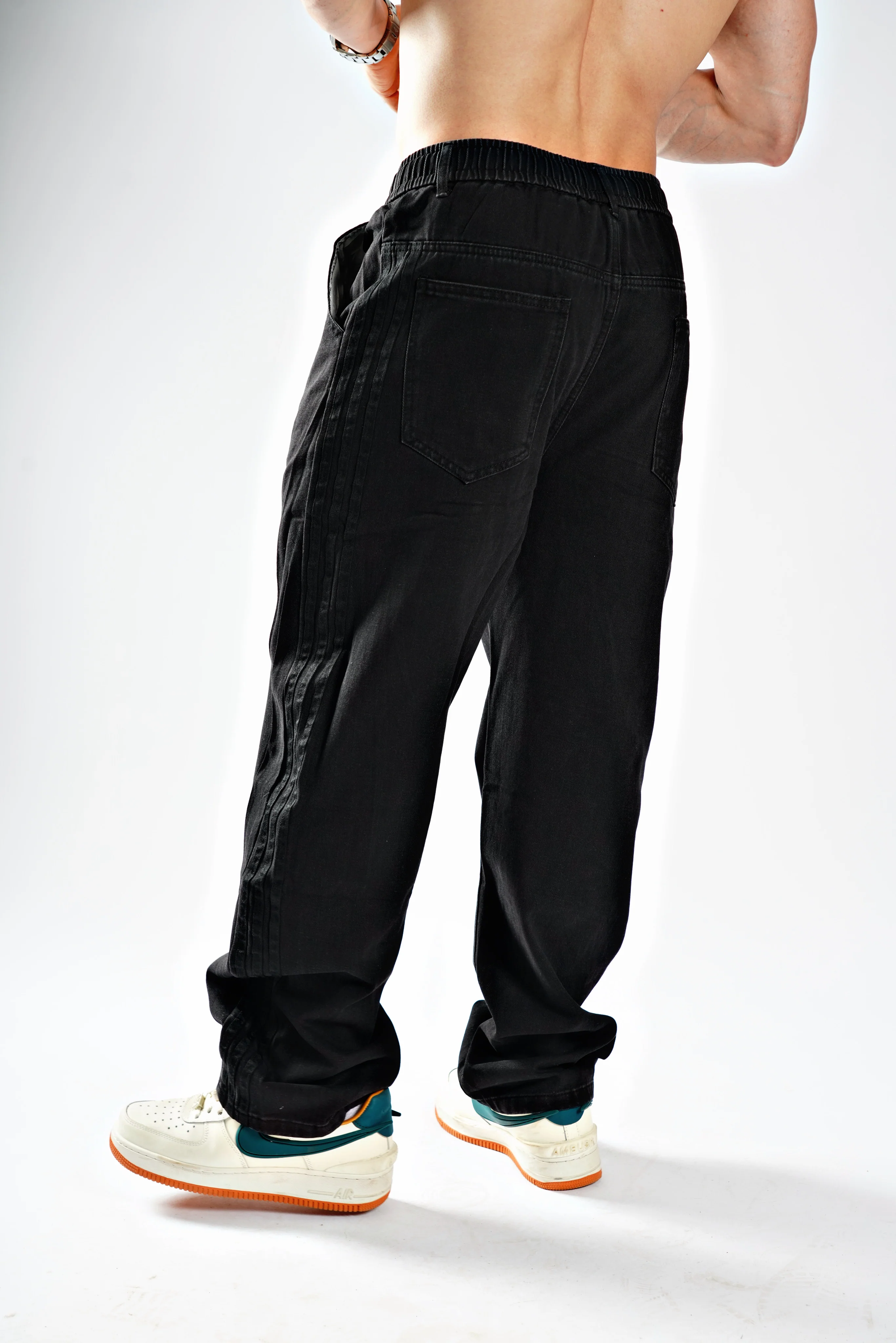Tri Alpha™ Baggy Fit Denim Joggers - Image 11