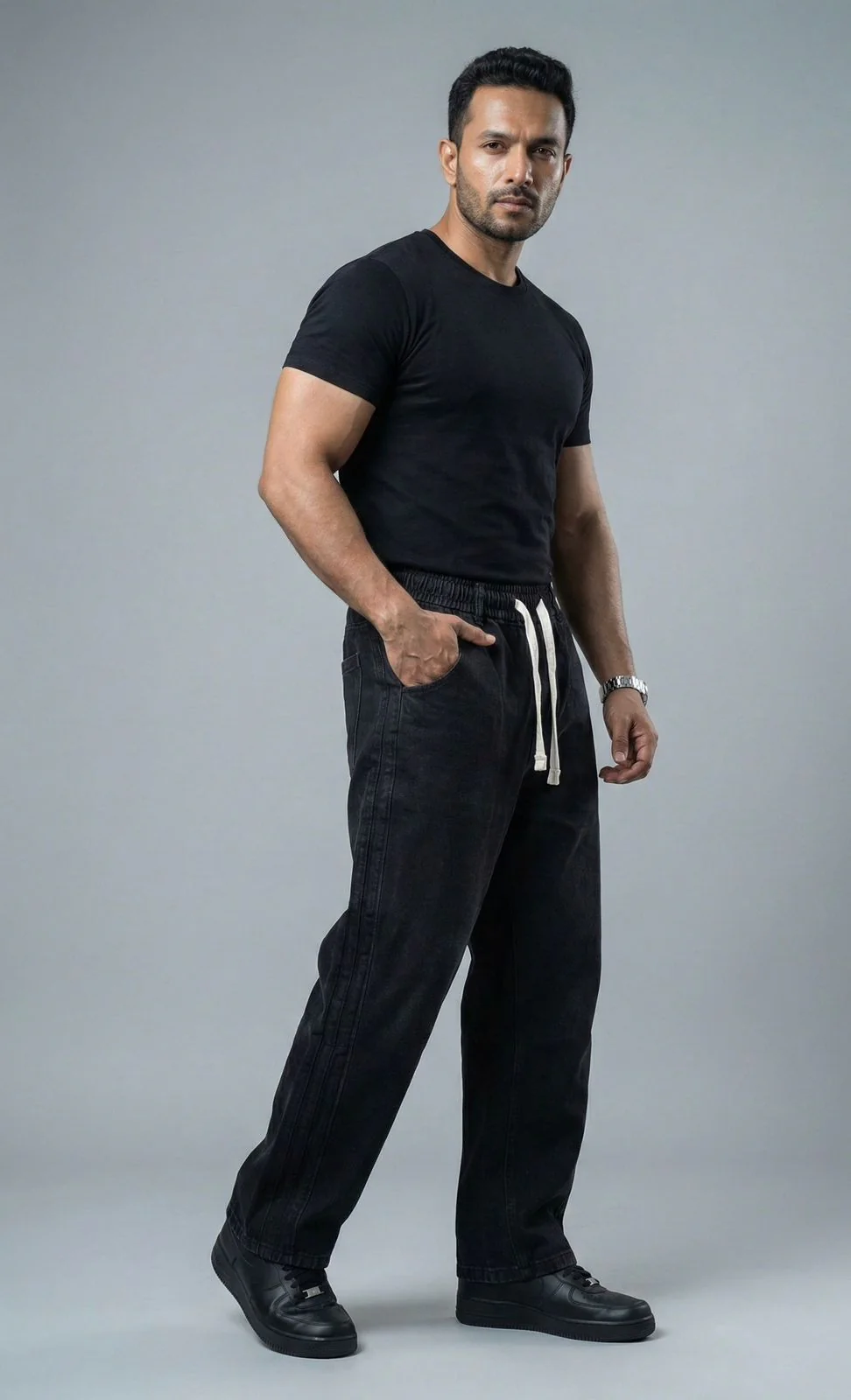 Tri Alpha™ Baggy Fit Denim Joggers - Image 14