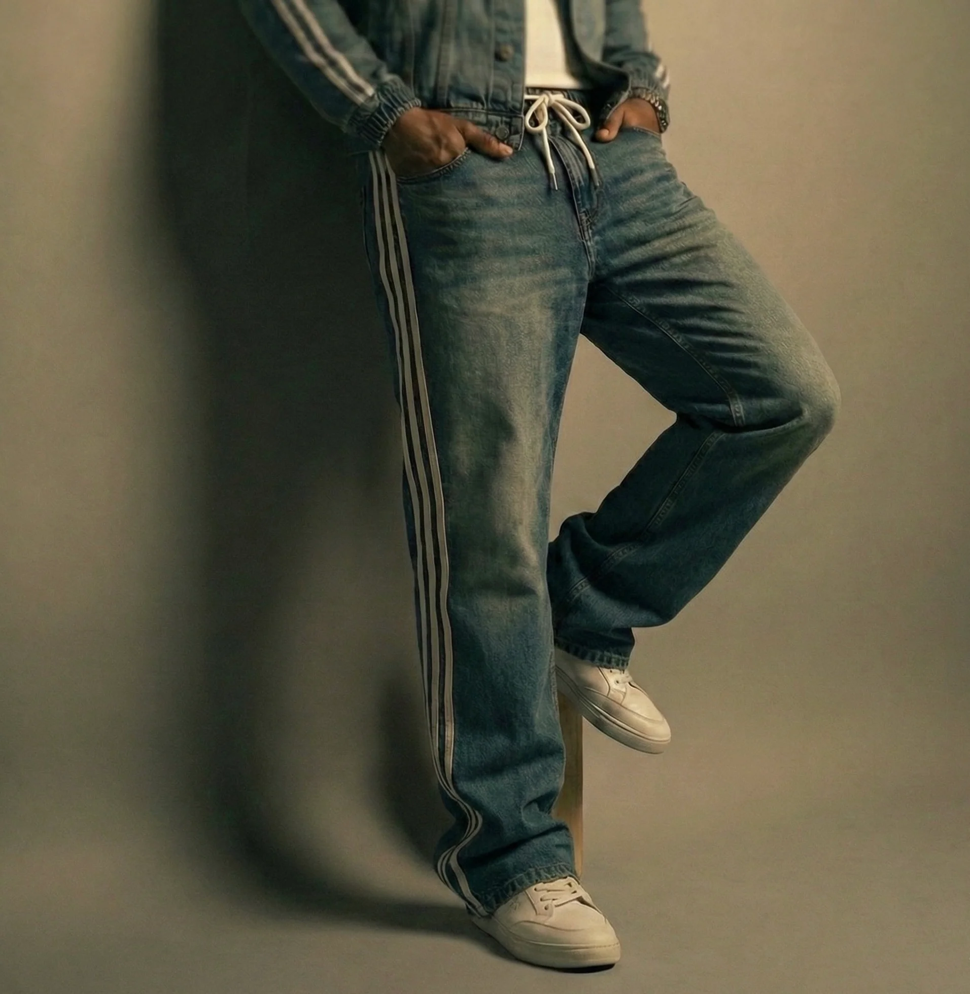 Tri Alpha™ Baggy Fit Denim Joggers - Image 15