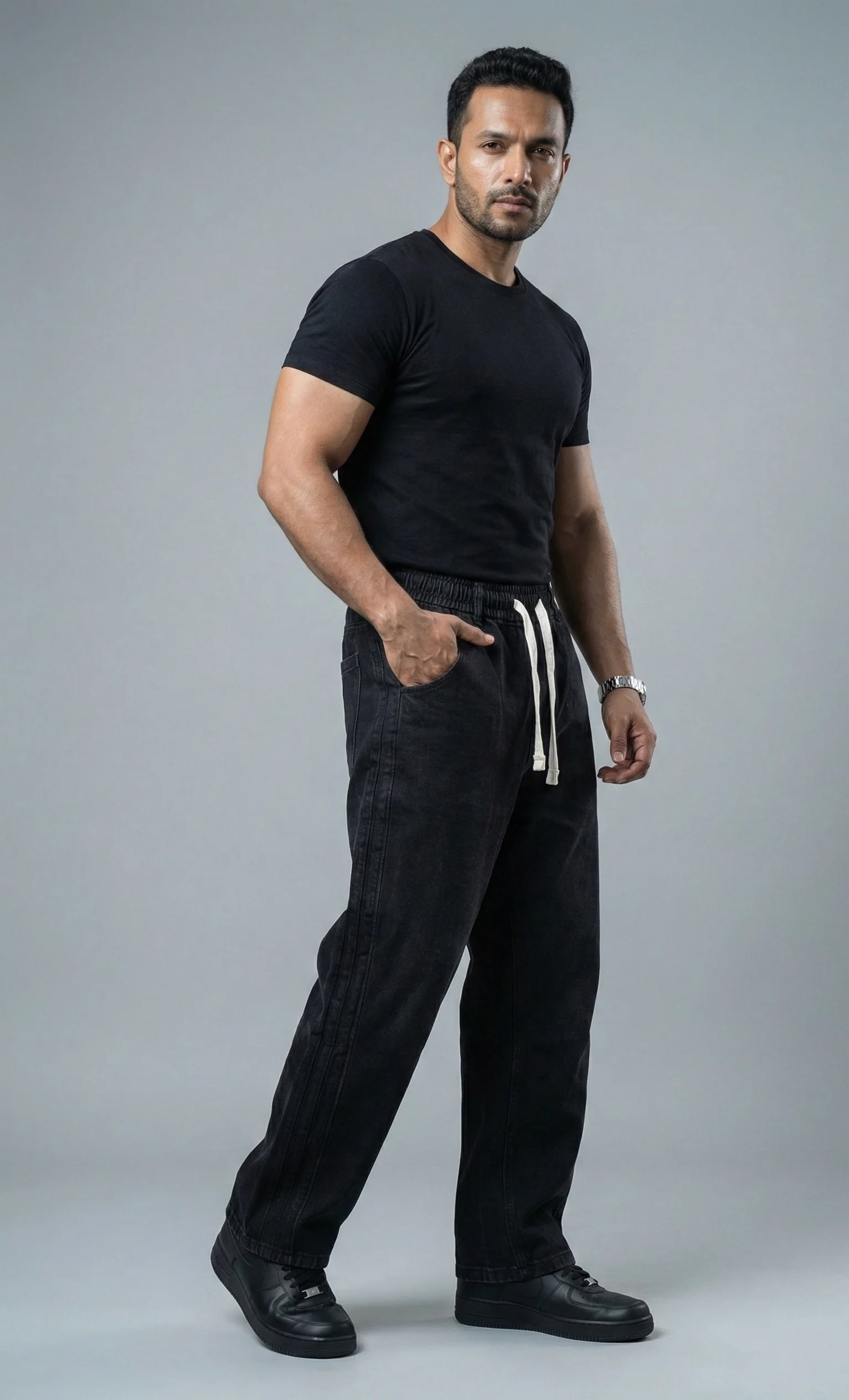 Tri Alpha™ Baggy Fit Denim Joggers - Image 17