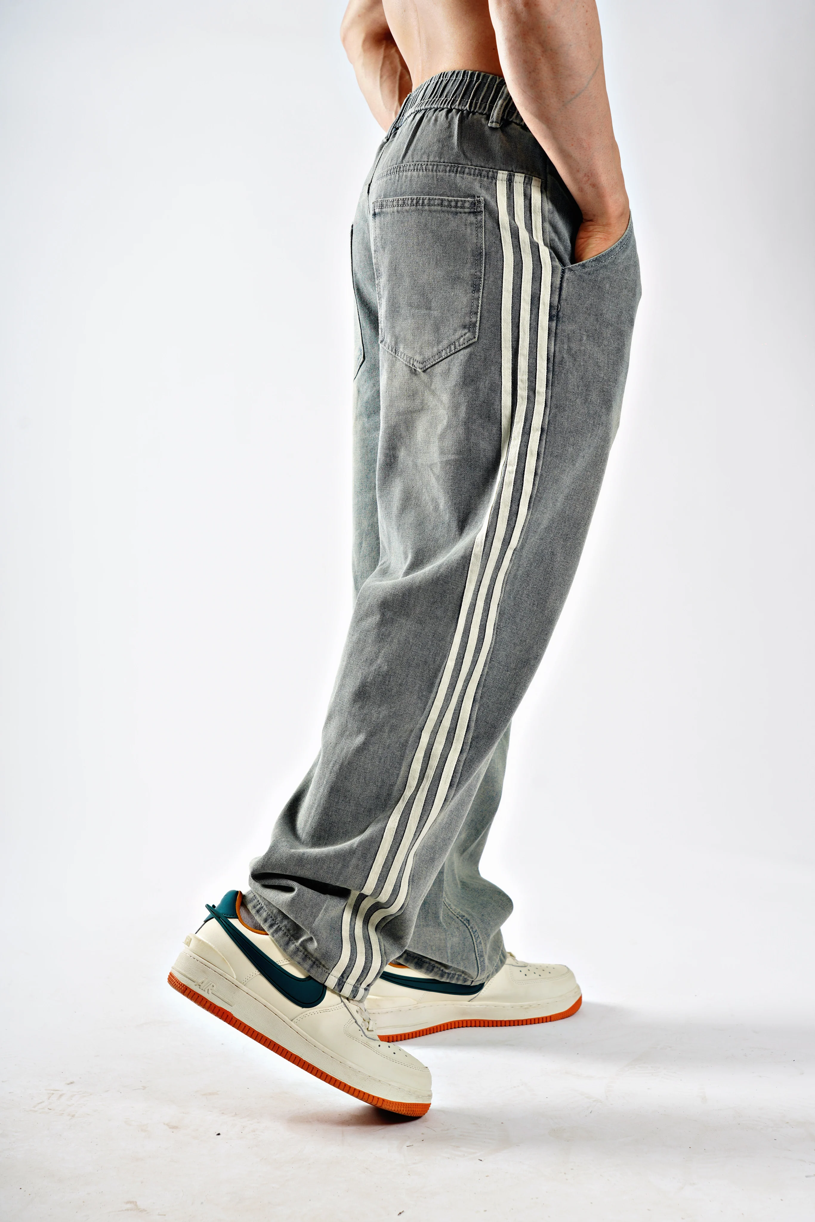 Tri Alpha™ Baggy Fit Denim Joggers - Image 5