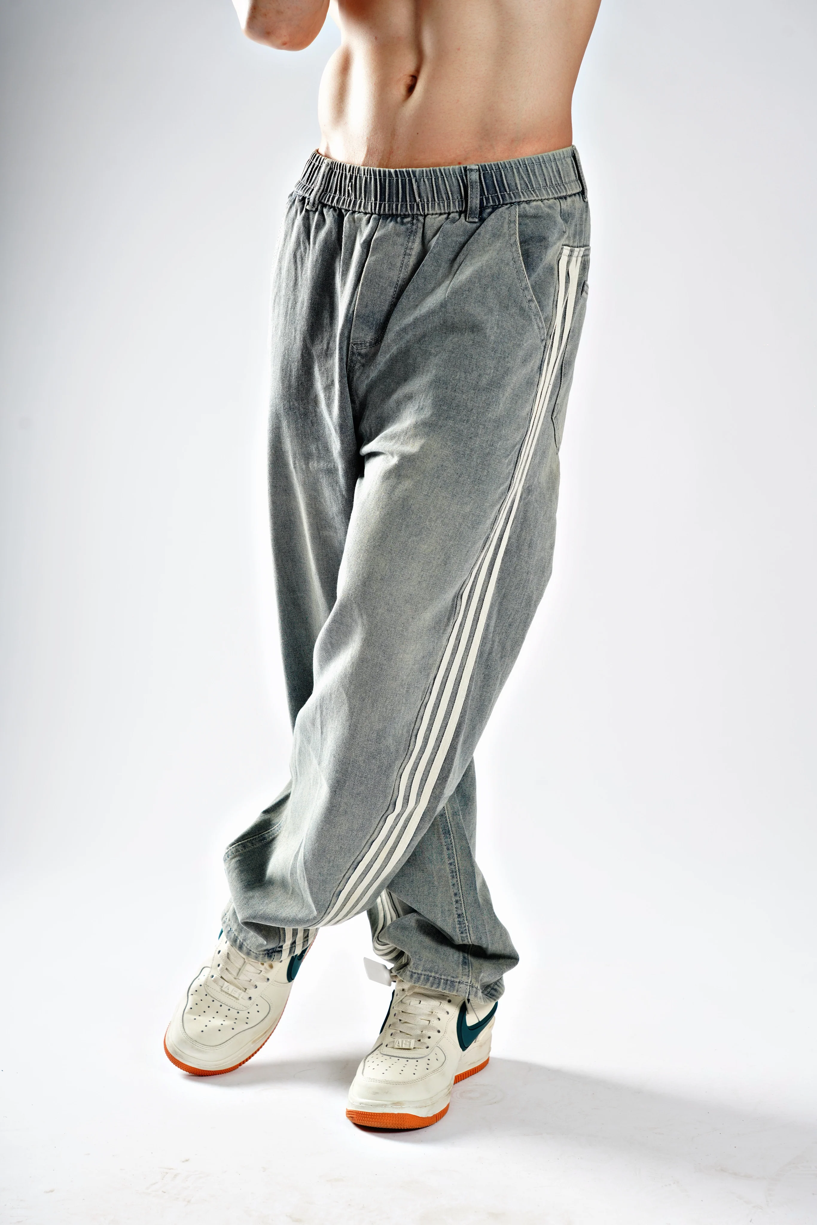 Tri Alpha™ Baggy Fit Denim Joggers - Image 7