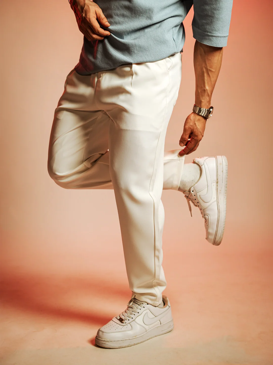VELAR ICE-SILK TROUSERS — Ultra-Luxury Draped Fit