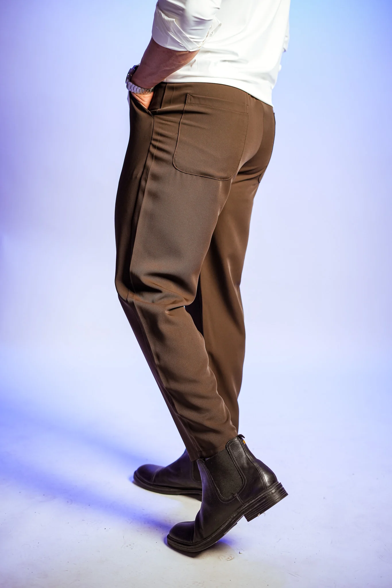 VELAR ICE-SILK TROUSERS — Ultra-Luxury Draped Fit - Image 7